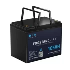 12V lithium LiFePO4 leisure battery 105ah Fogstar Drift