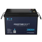 12V lithium LiFePO4 leisure battery 280ah Fogstar Drift