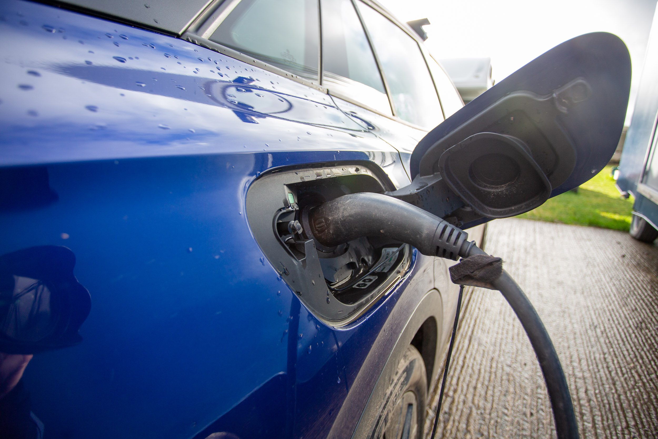 EV electric vehicle charging on solar power