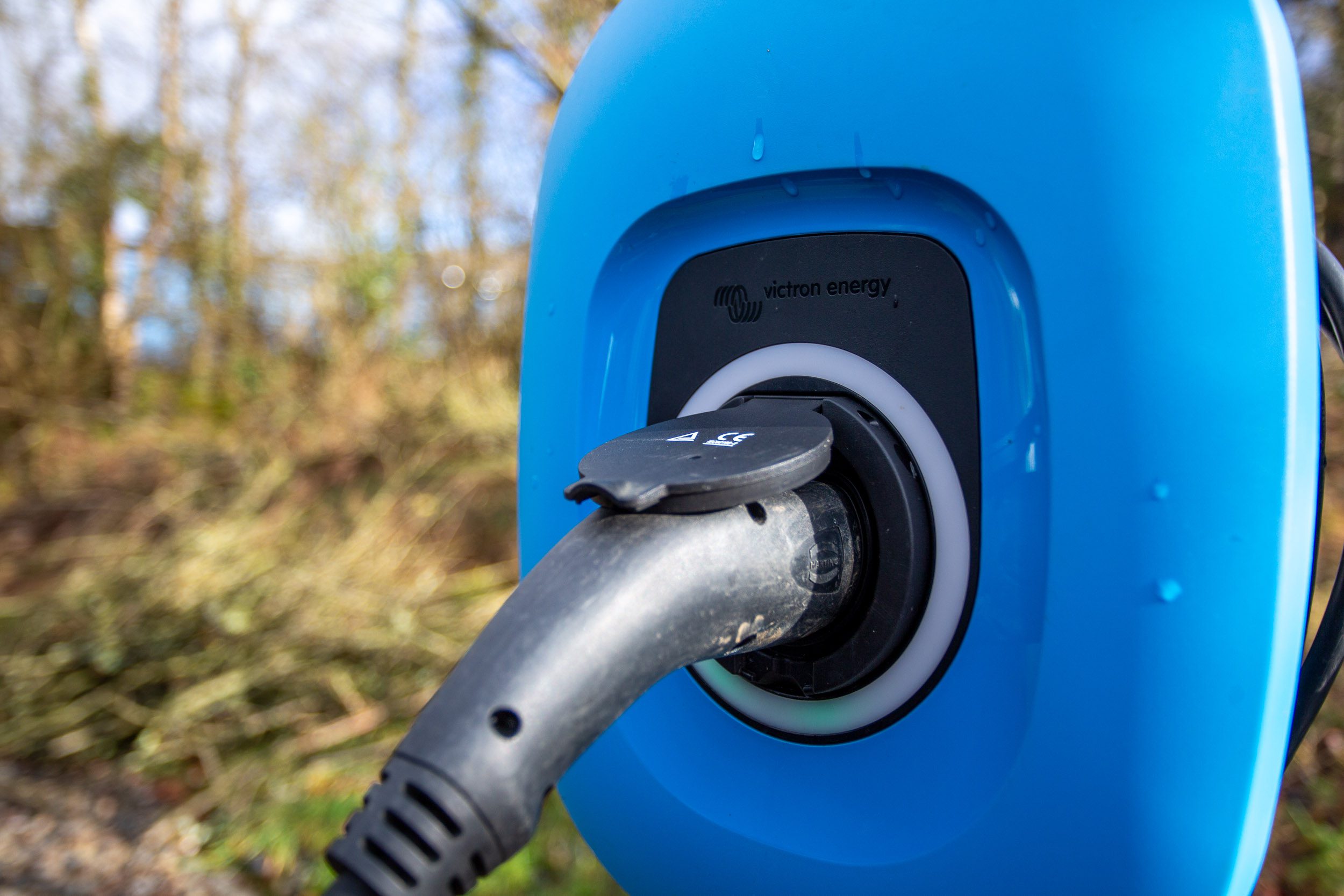 EV electric vehicle charging on solar power