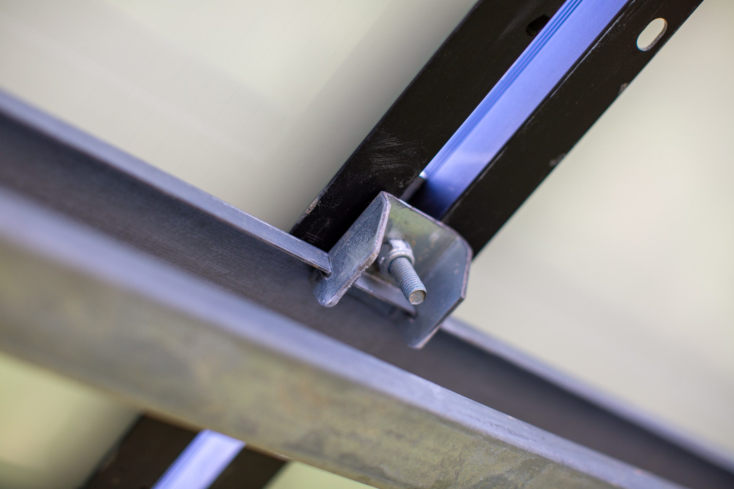 agricultural solarport ground mounted solar off-grid X-Anchors, no concrete required