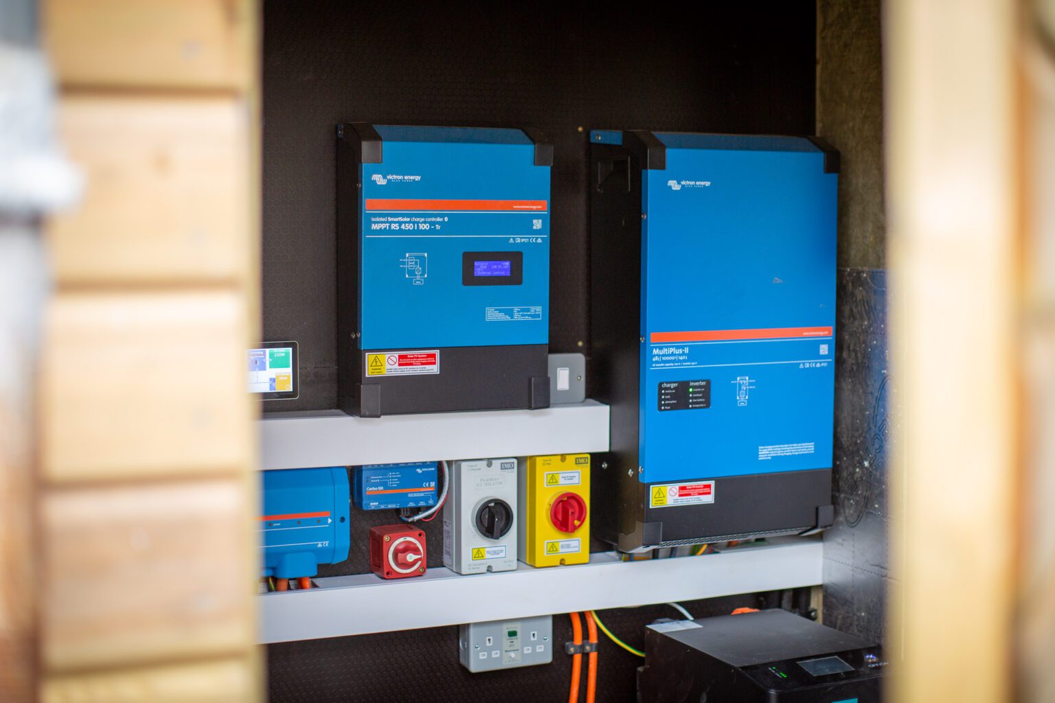 The off-grid Victron system